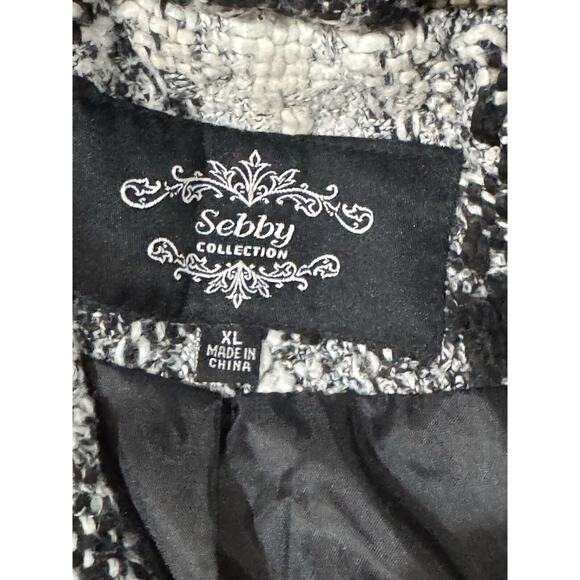 Women's Sebby Lined Oversized Button Up Plaid Dress Casual Warm Coat Jacket XL - Picture 6 of 11